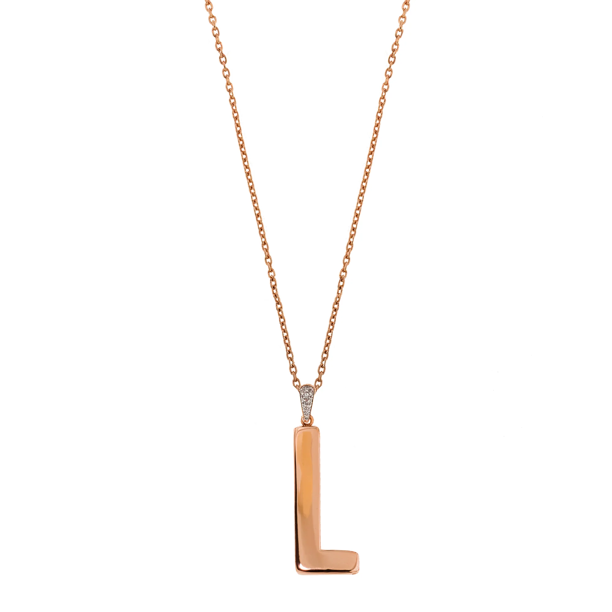 Collana lunga semplice Lettera Elettroformata - GO BIG - Image 30