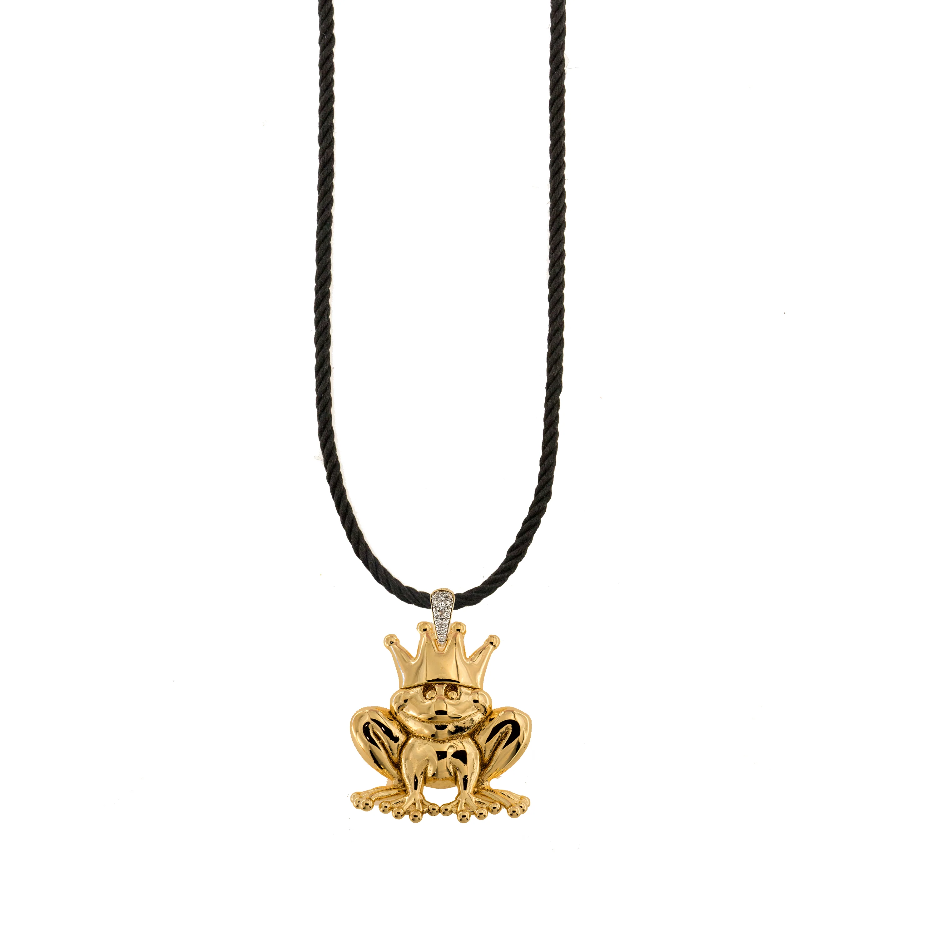 Collana corda torchon Principe ranocchio Elettroformato - GO BIG - Image 3