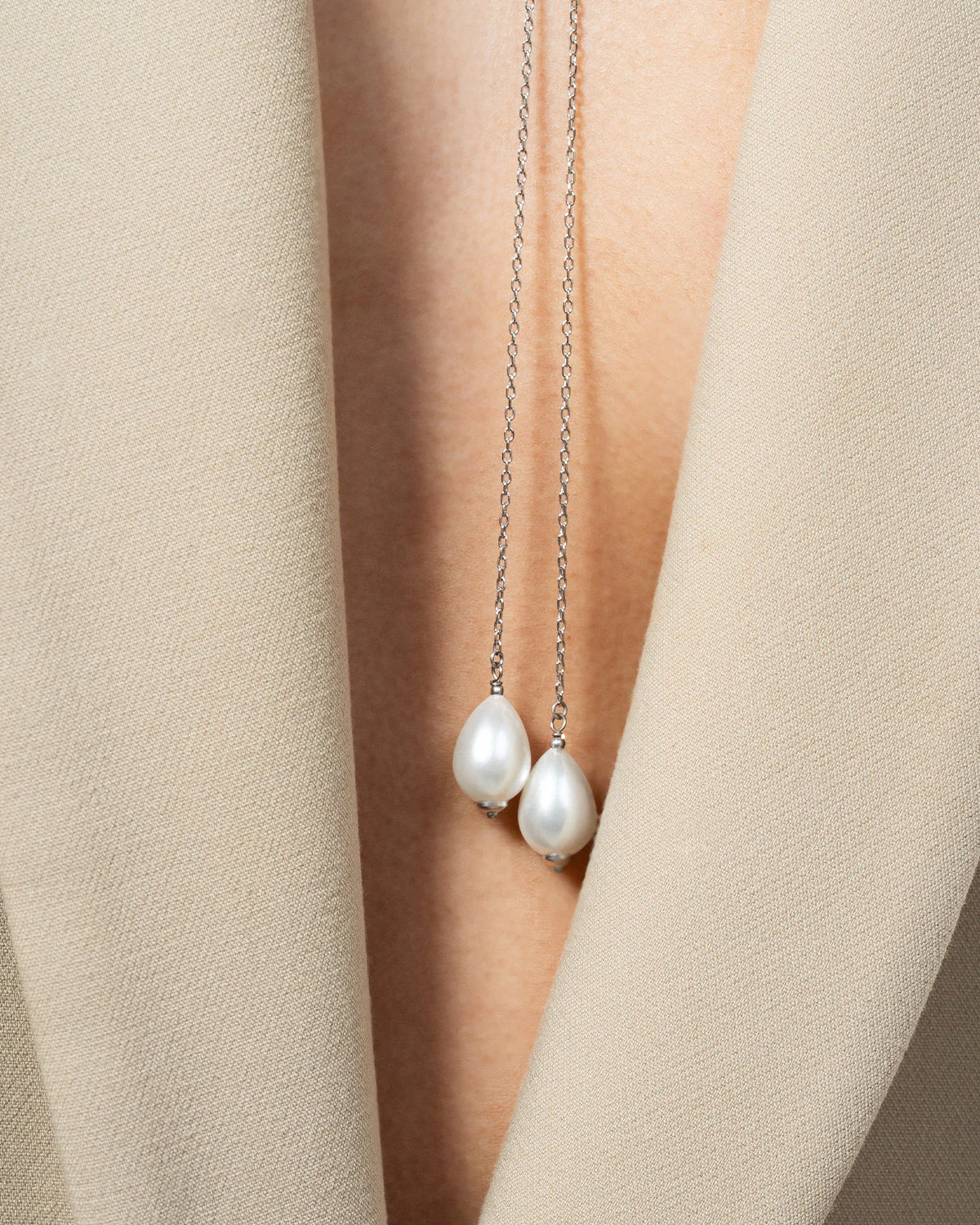 Collana Sali-Scendi Ellisse Pearl - Image 2