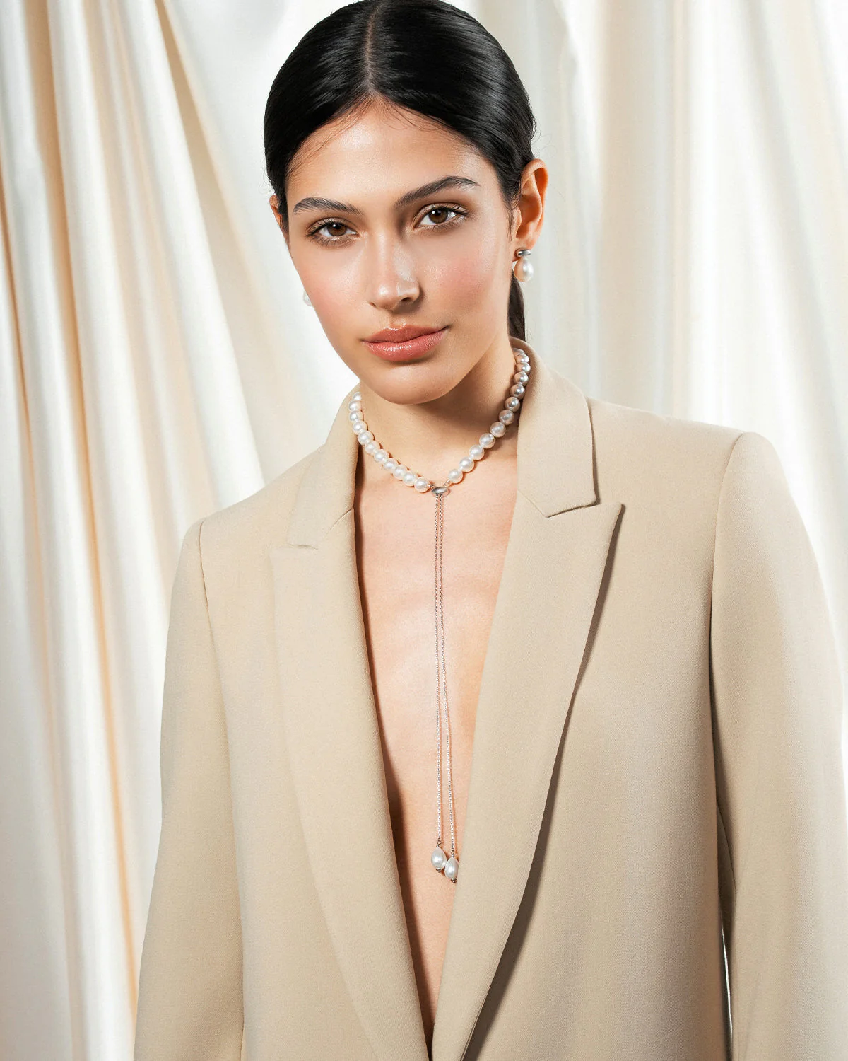 Collana Sali-Scendi Ellisse Pearl - Image 3