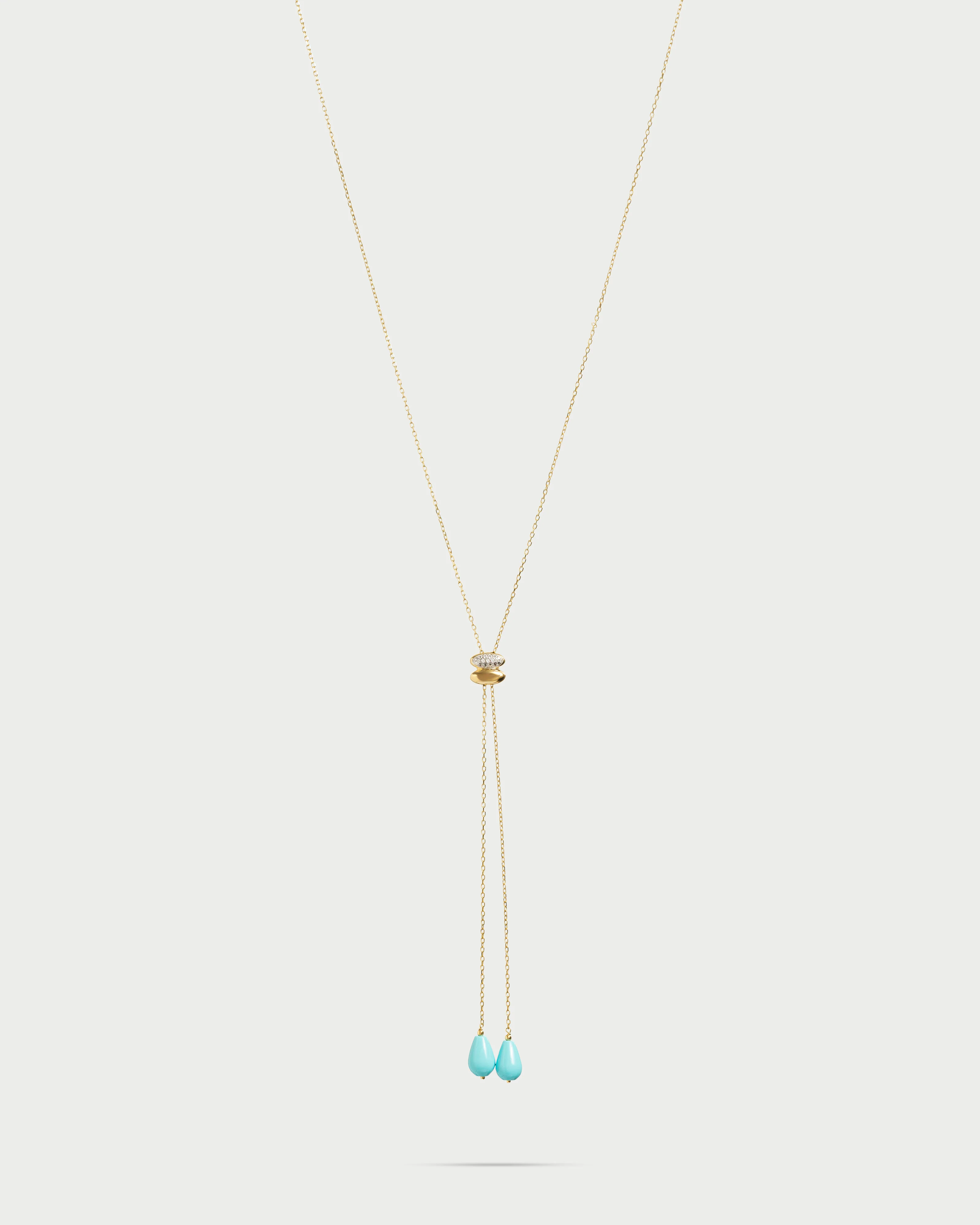 Collana statement saliscendi Turchese - Image 2