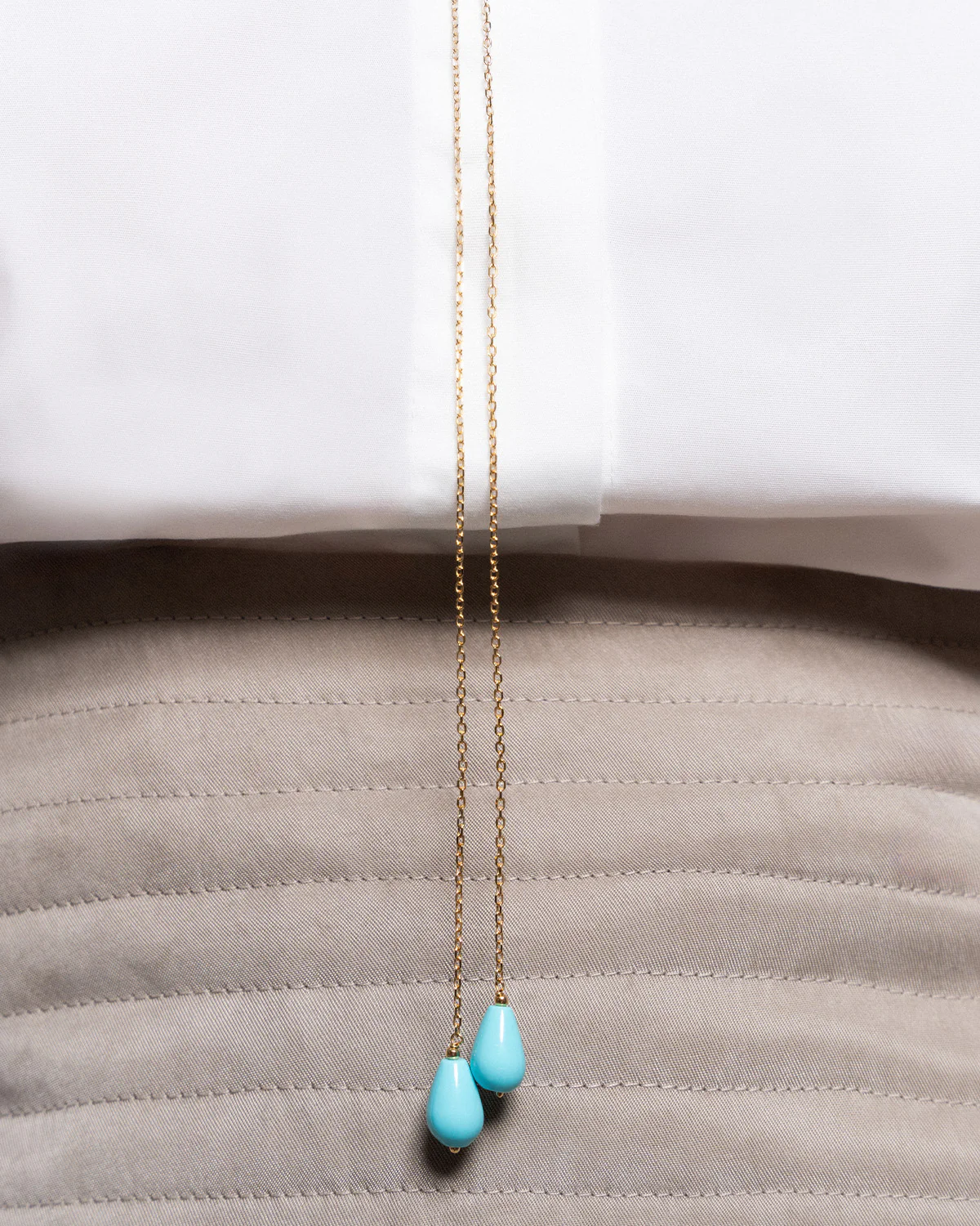Collana statement saliscendi Turchese - Image 3