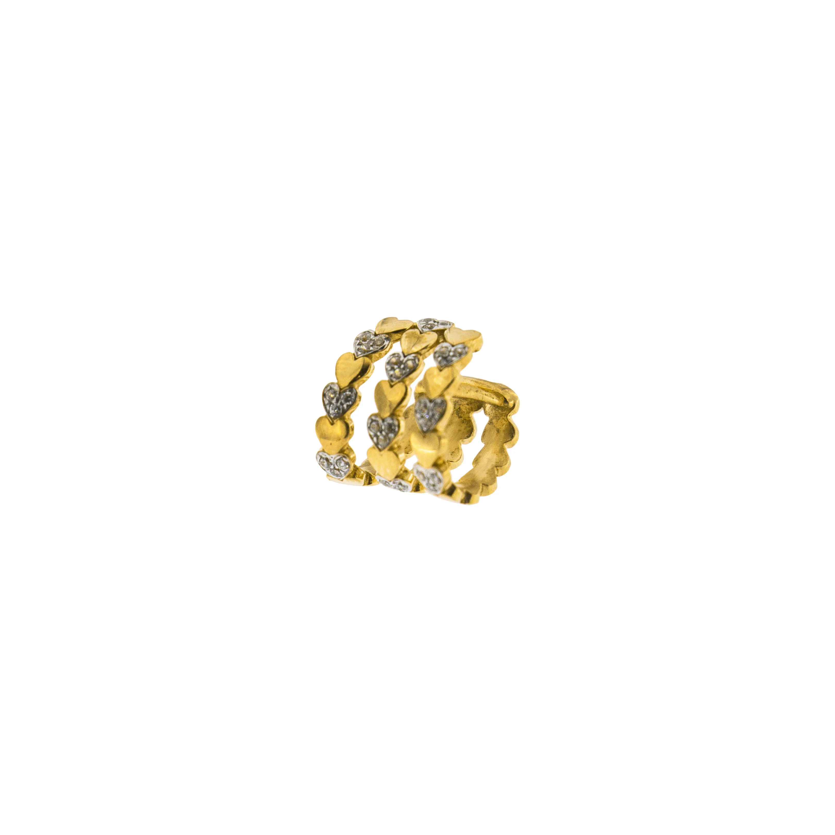 Earcuff 3 Fili Cuori Alternati - Image 2