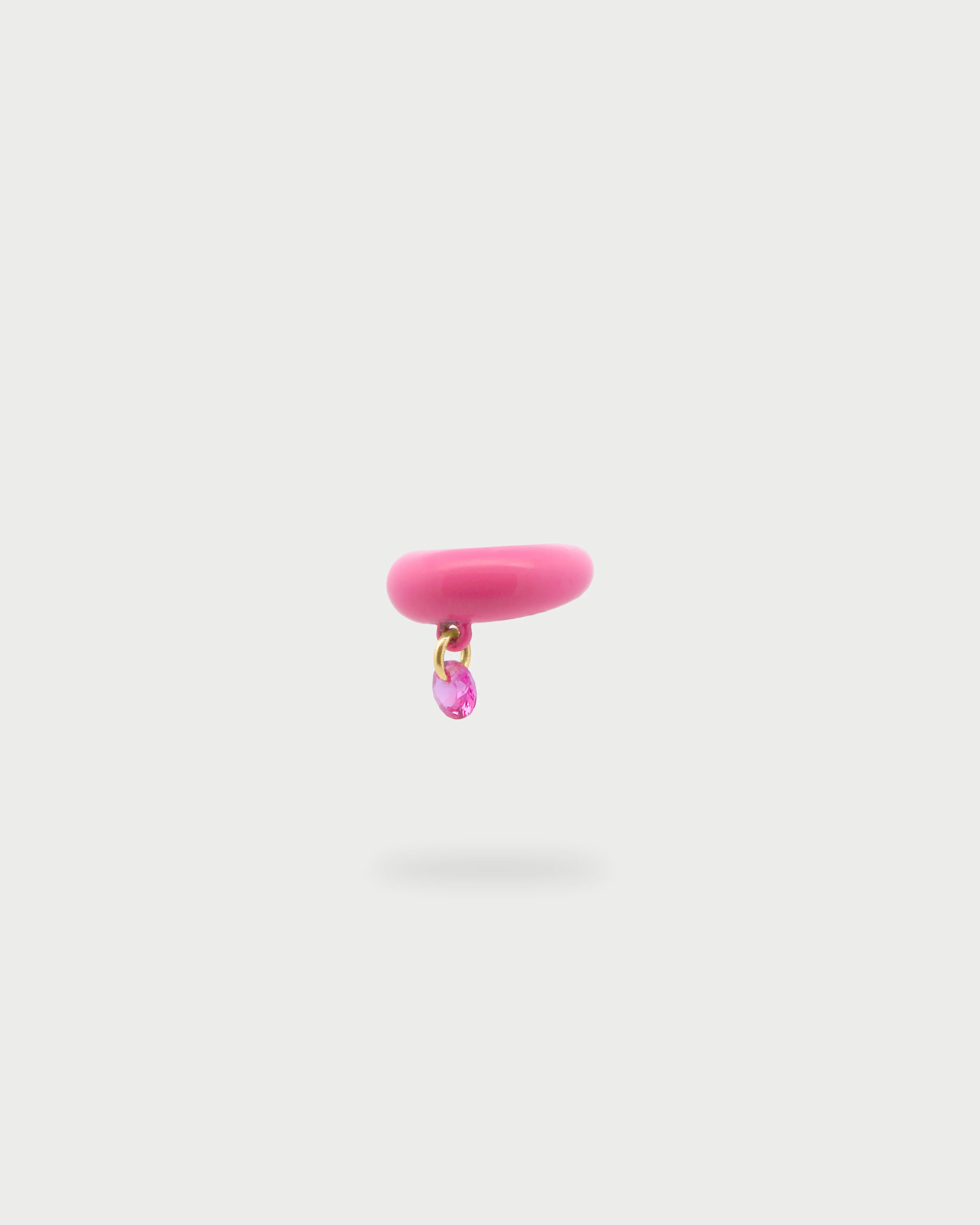 Earcuff smaltato con zircone colorato - Image 3