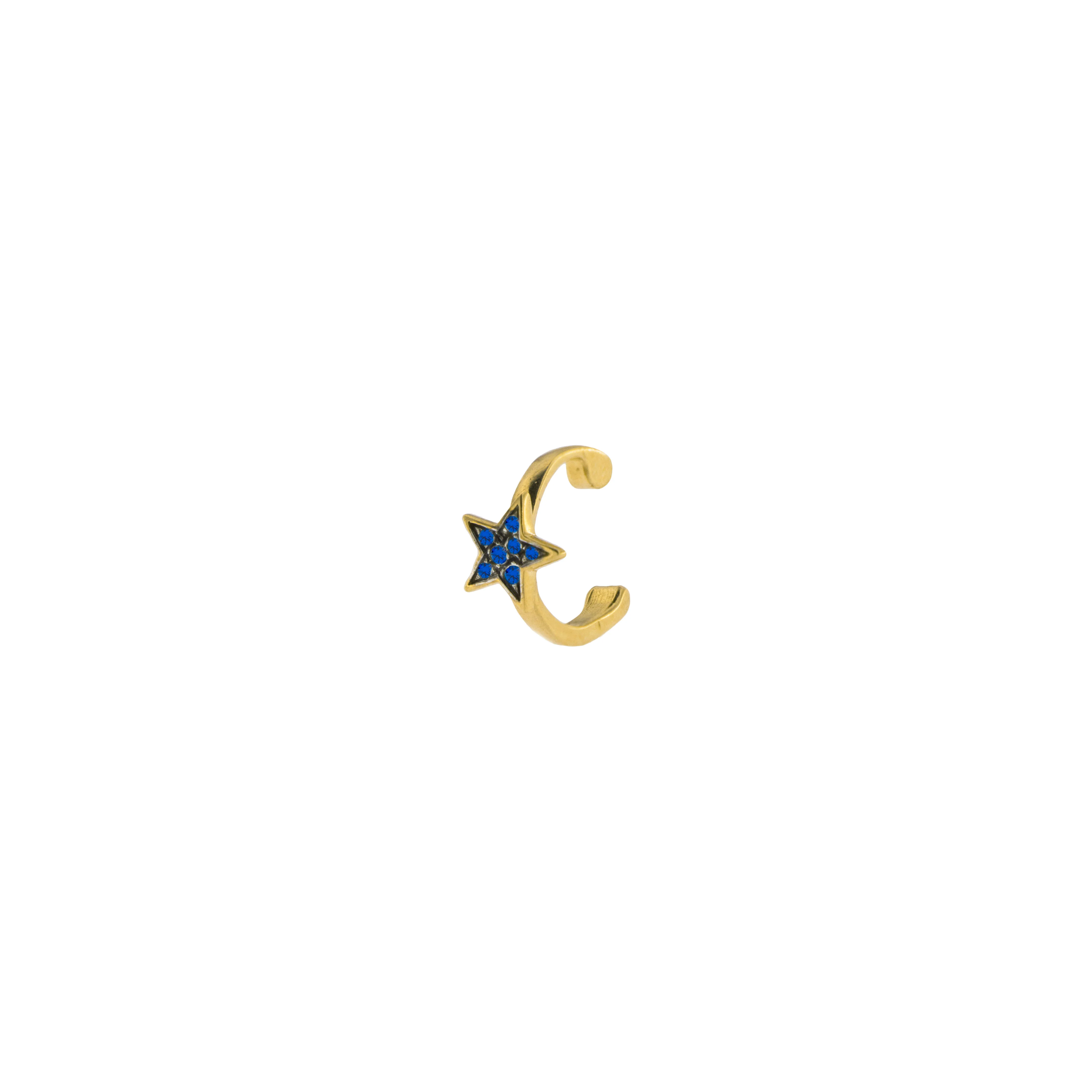 Earcuff Stella Zirconi Blu - Image 2