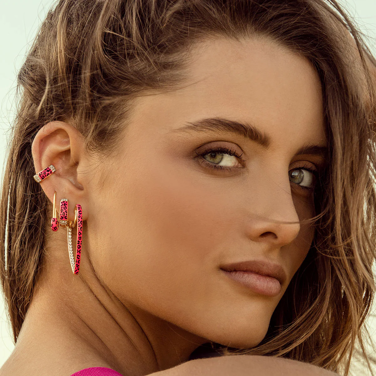 Earcuff Smalto con Zirconi – Smalto Maculato - Image 4
