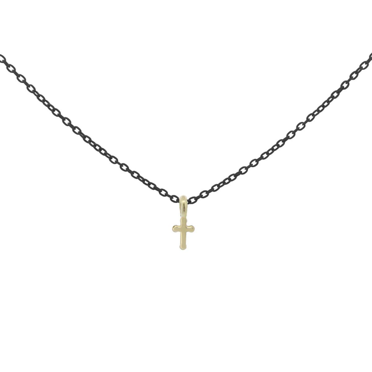 Girocollo croce catena con vernice - ORO 18KT - Image 8