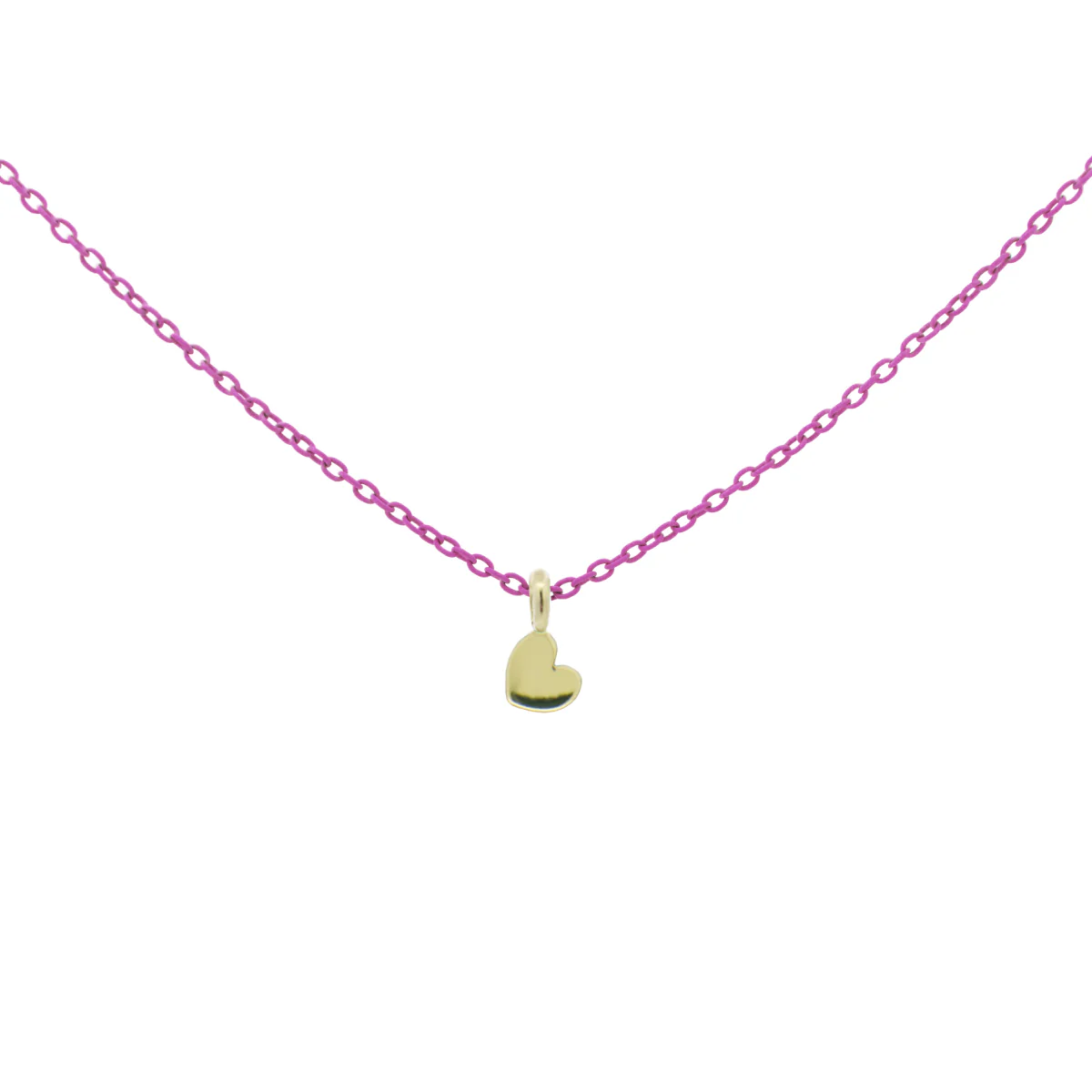 Girocollo cuore catena con vernice - ORO 18KT - Image 6