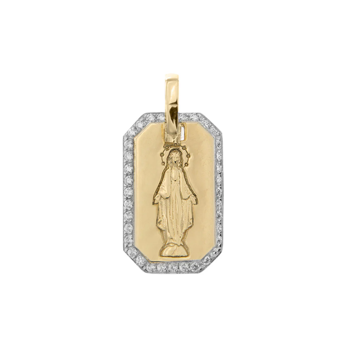 Girocollo medaglia madonnina - catena e punto - Image 5