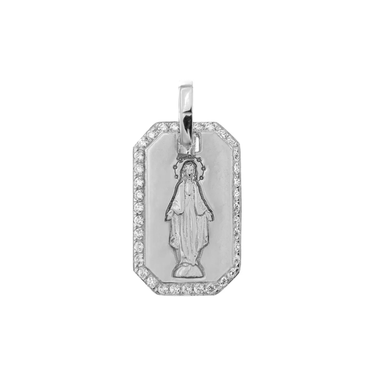 Girocollo medaglia madonnina - catena e punto - Image 6