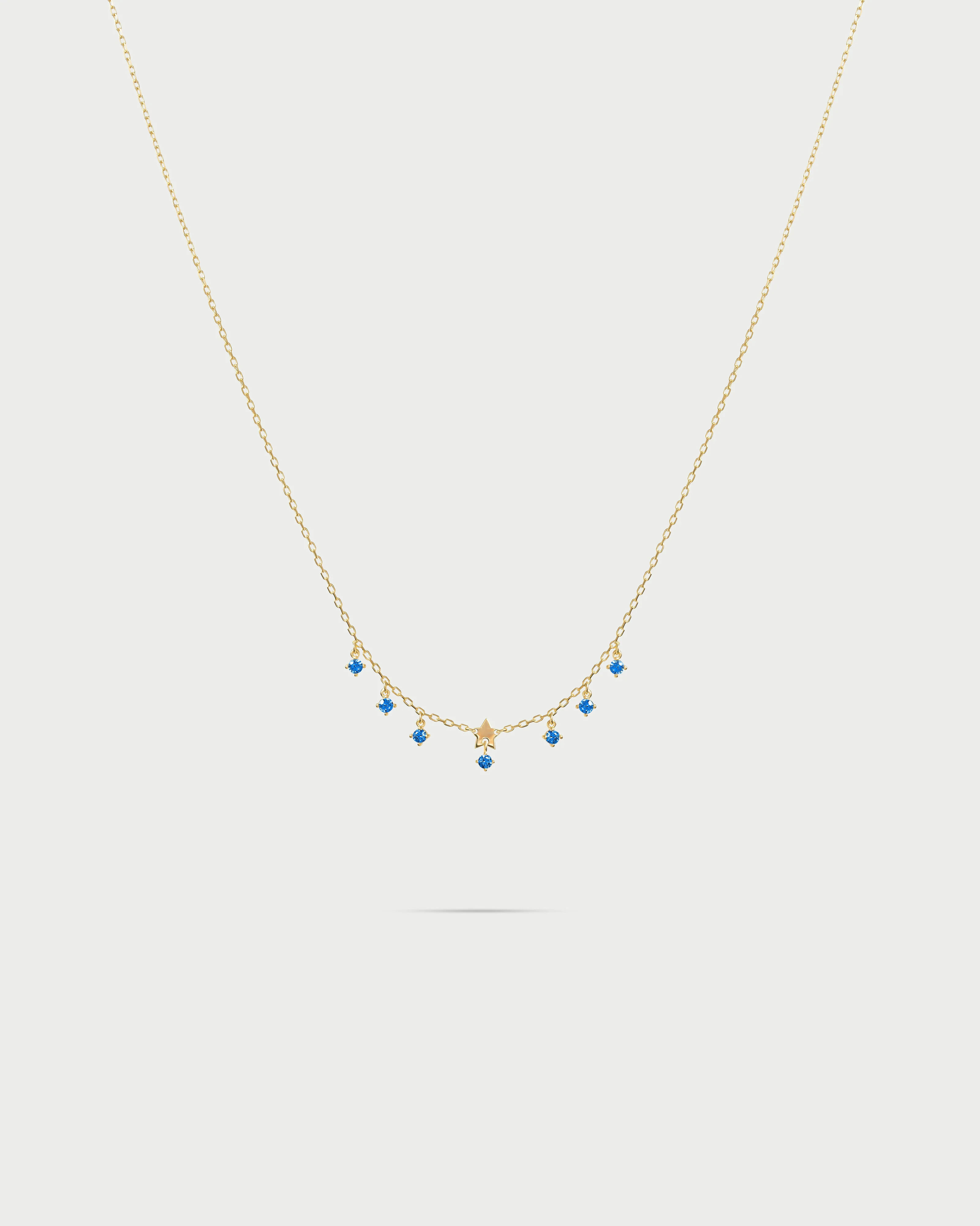 Girocollo mini stella e punti luce pendenti