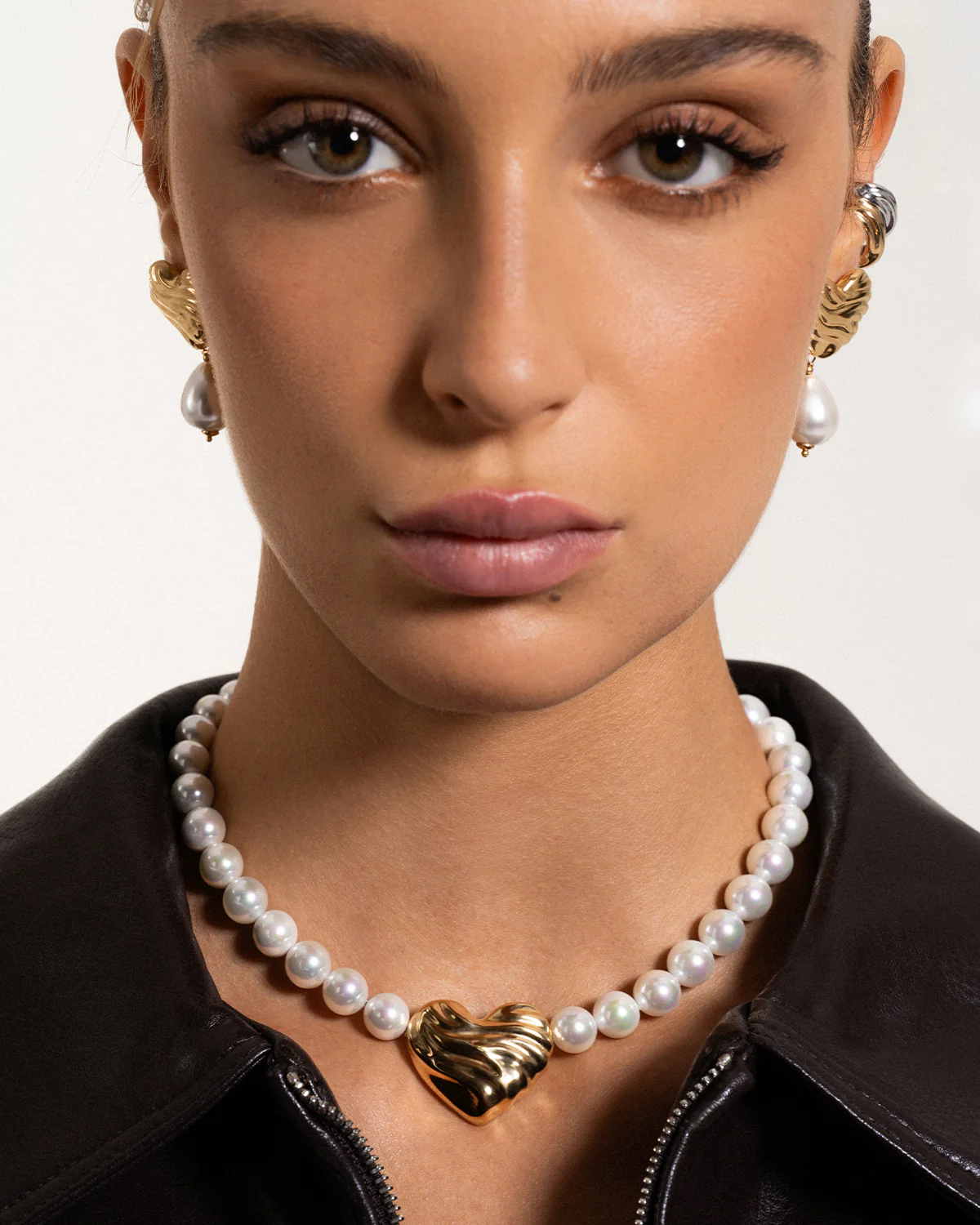 Girocollo Perle Cuore Bold - Image 3