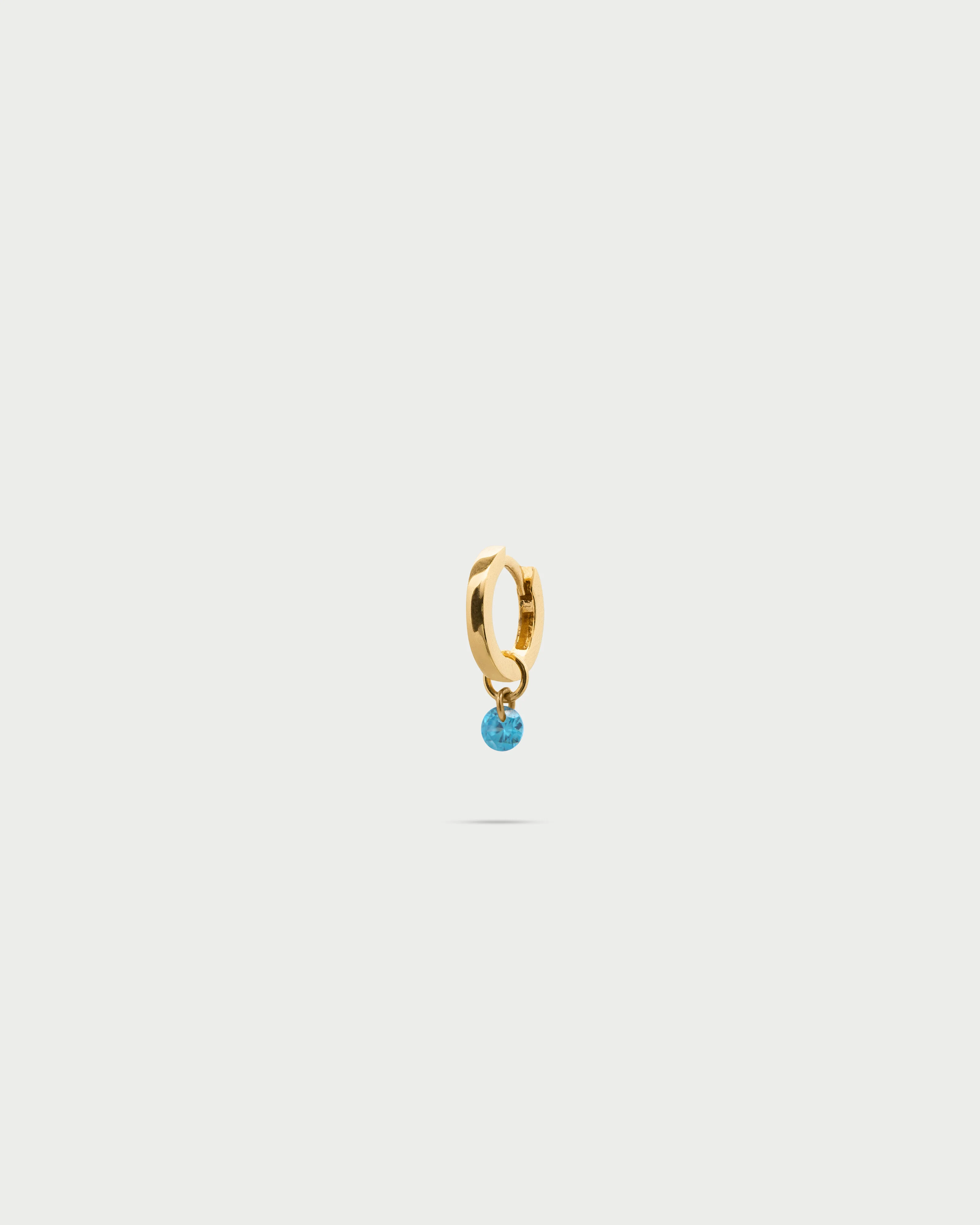 Mono Hoop mini con Zircone Nudo - Image 2