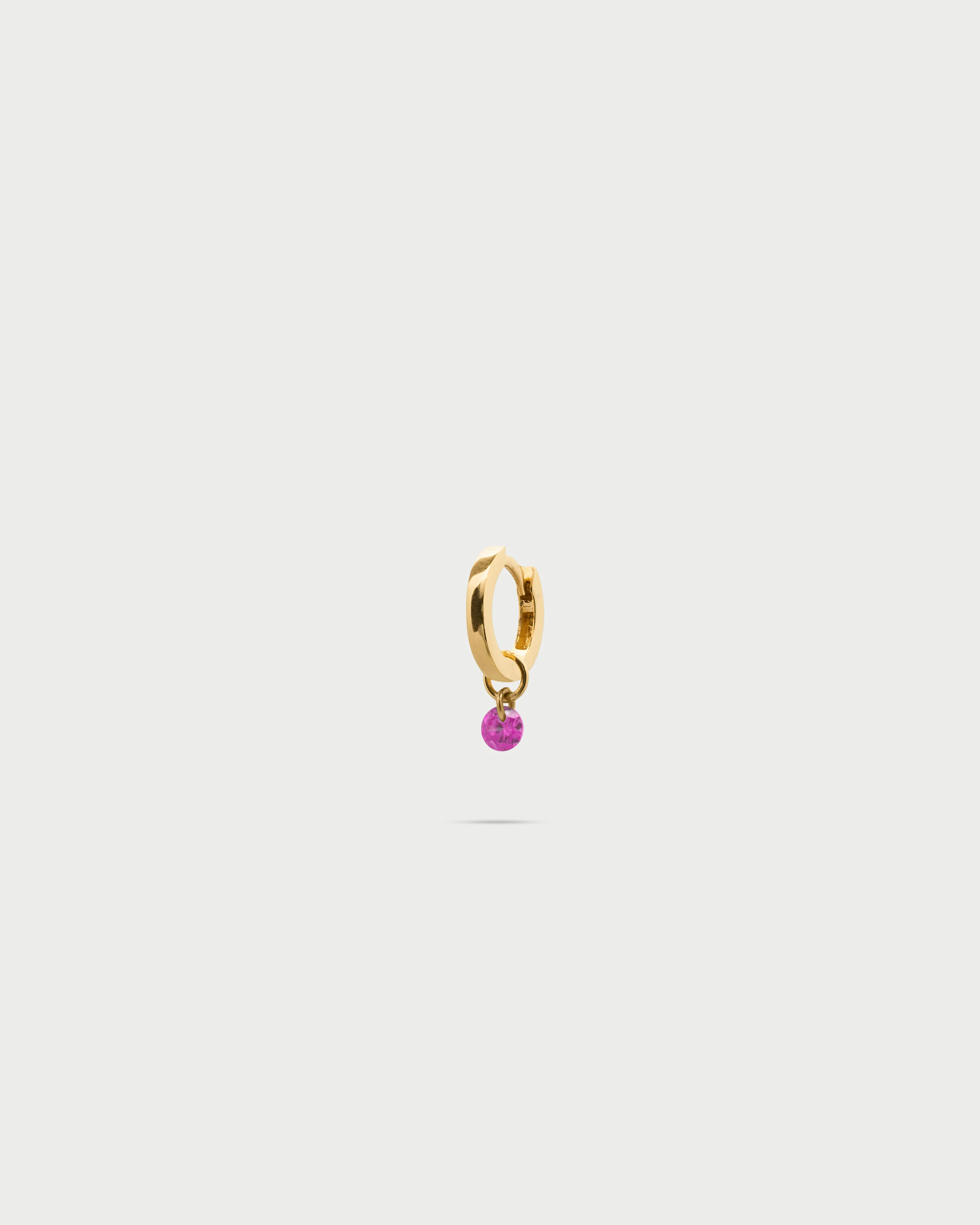 Mono Hoop mini con Zircone Nudo - Image 3