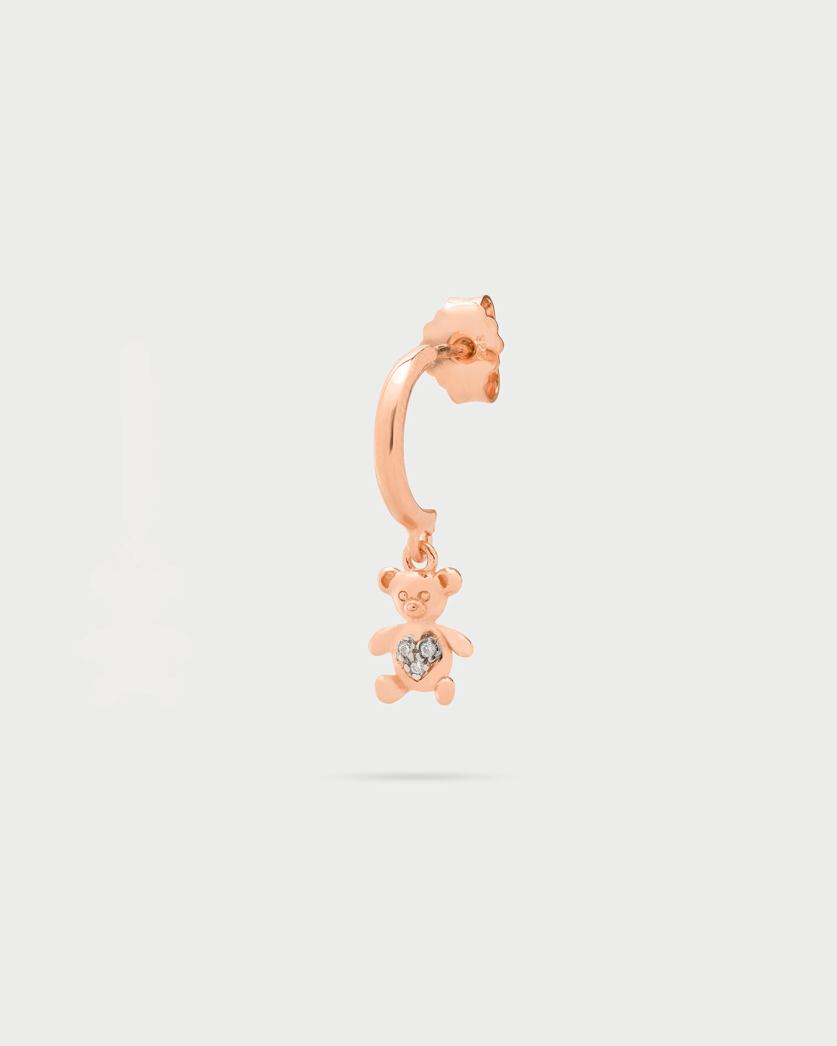 Mono-orecchini mini hoop orso - Teddy Fancy - Image 3