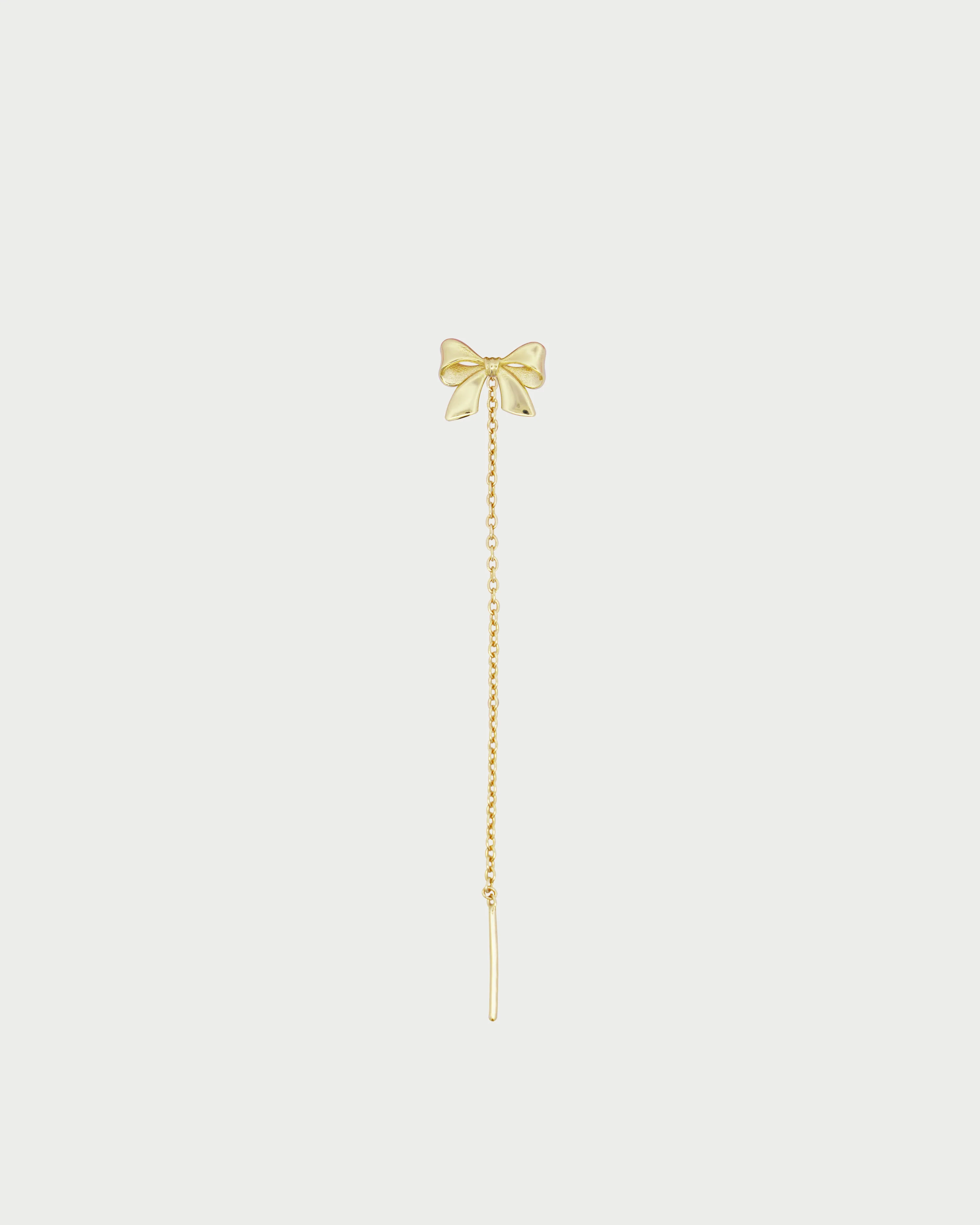 Mono-orecchino catenella fiocco - CANDY BOW