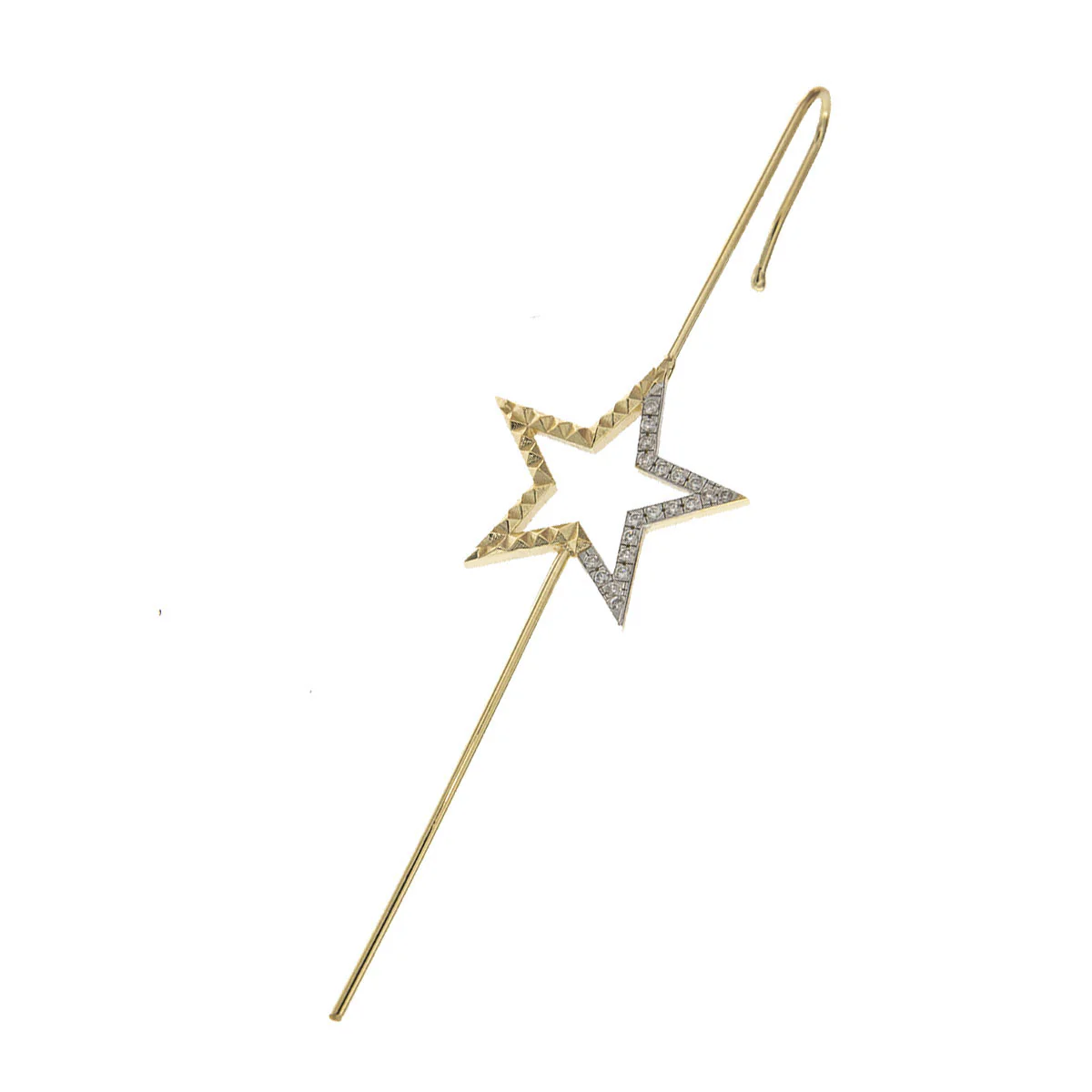 Mono-orecchino "hook" stella - Image 2