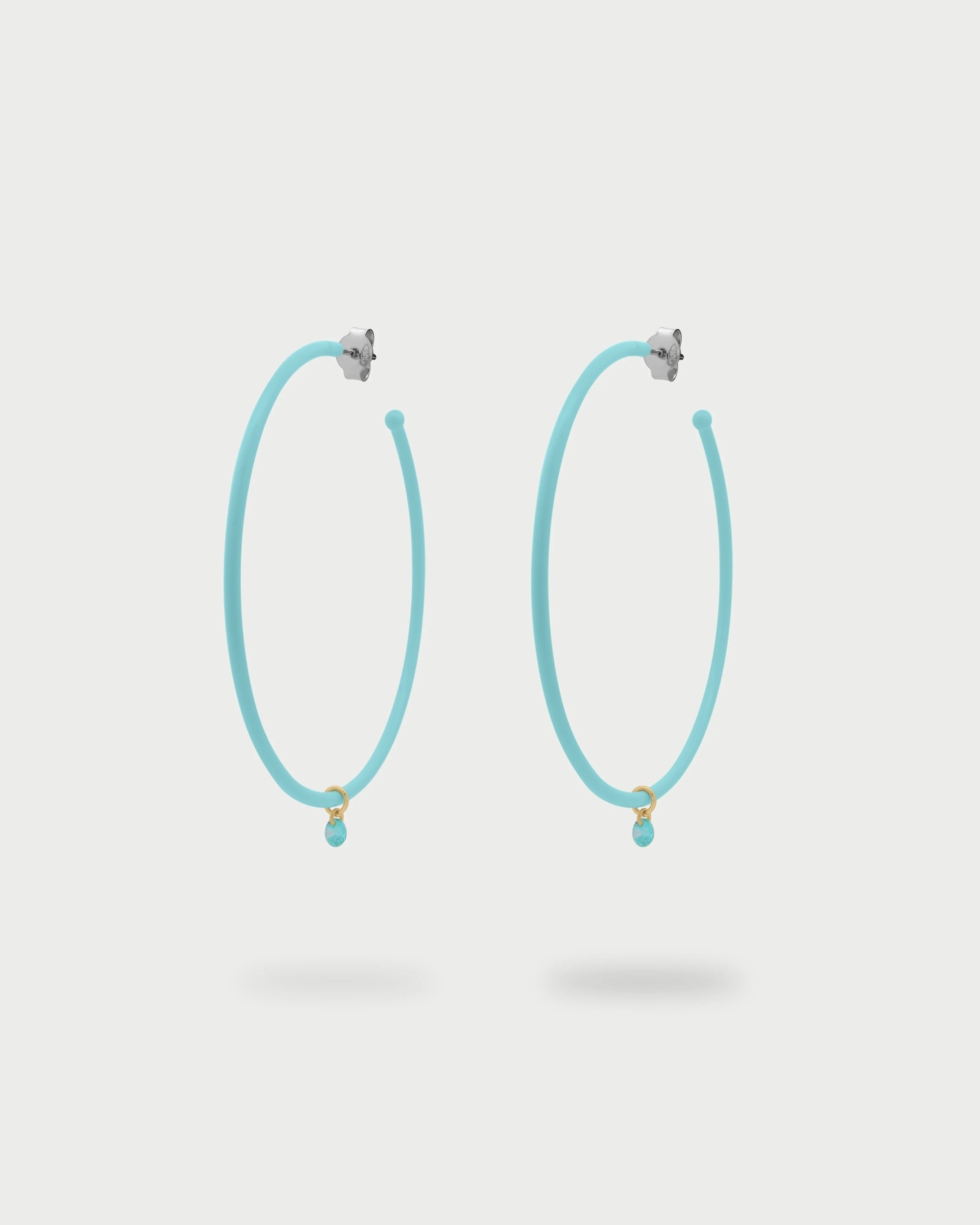 Orecchini hoops big  verniciati - Image 2