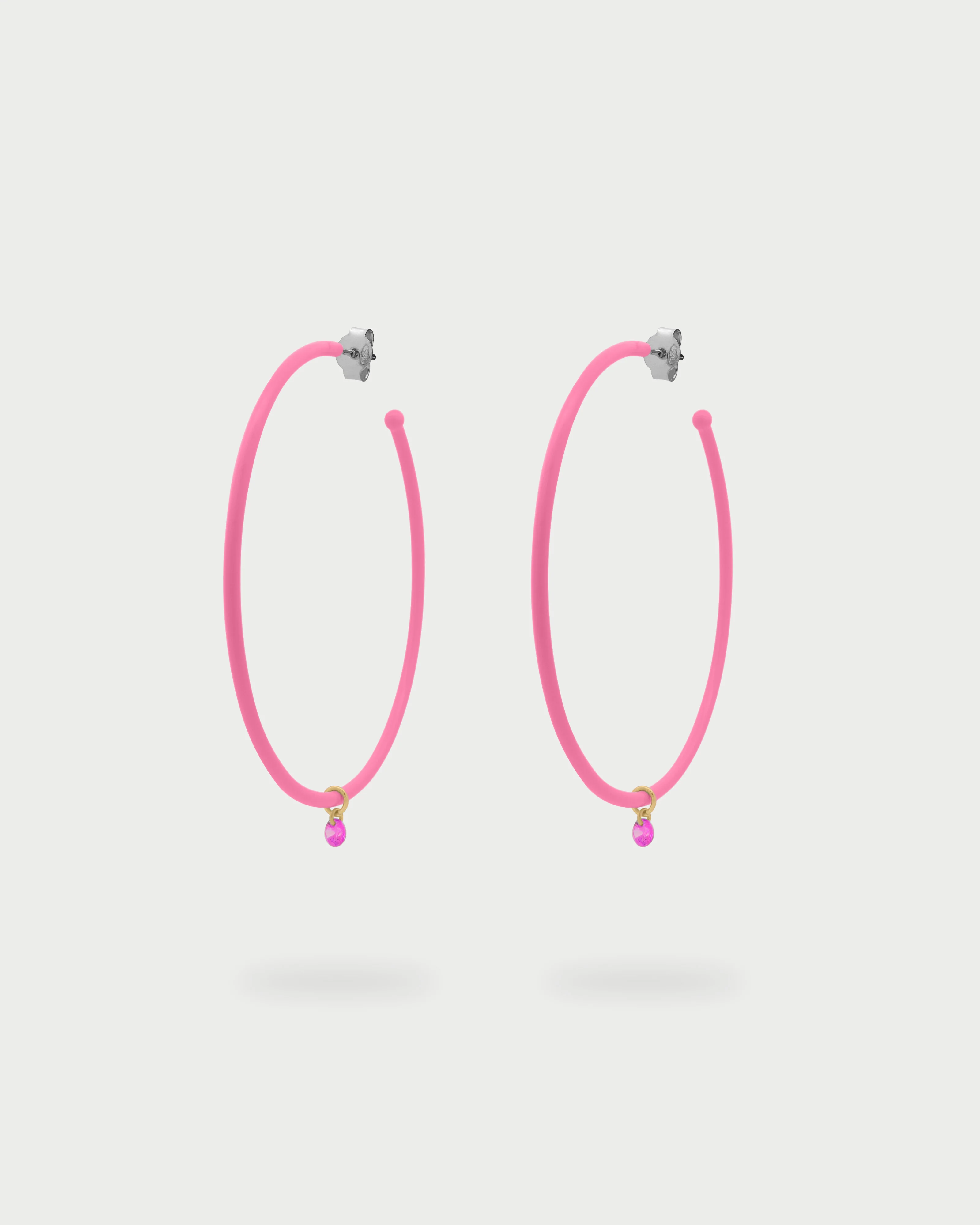 Orecchini hoops big  verniciati - Image 3