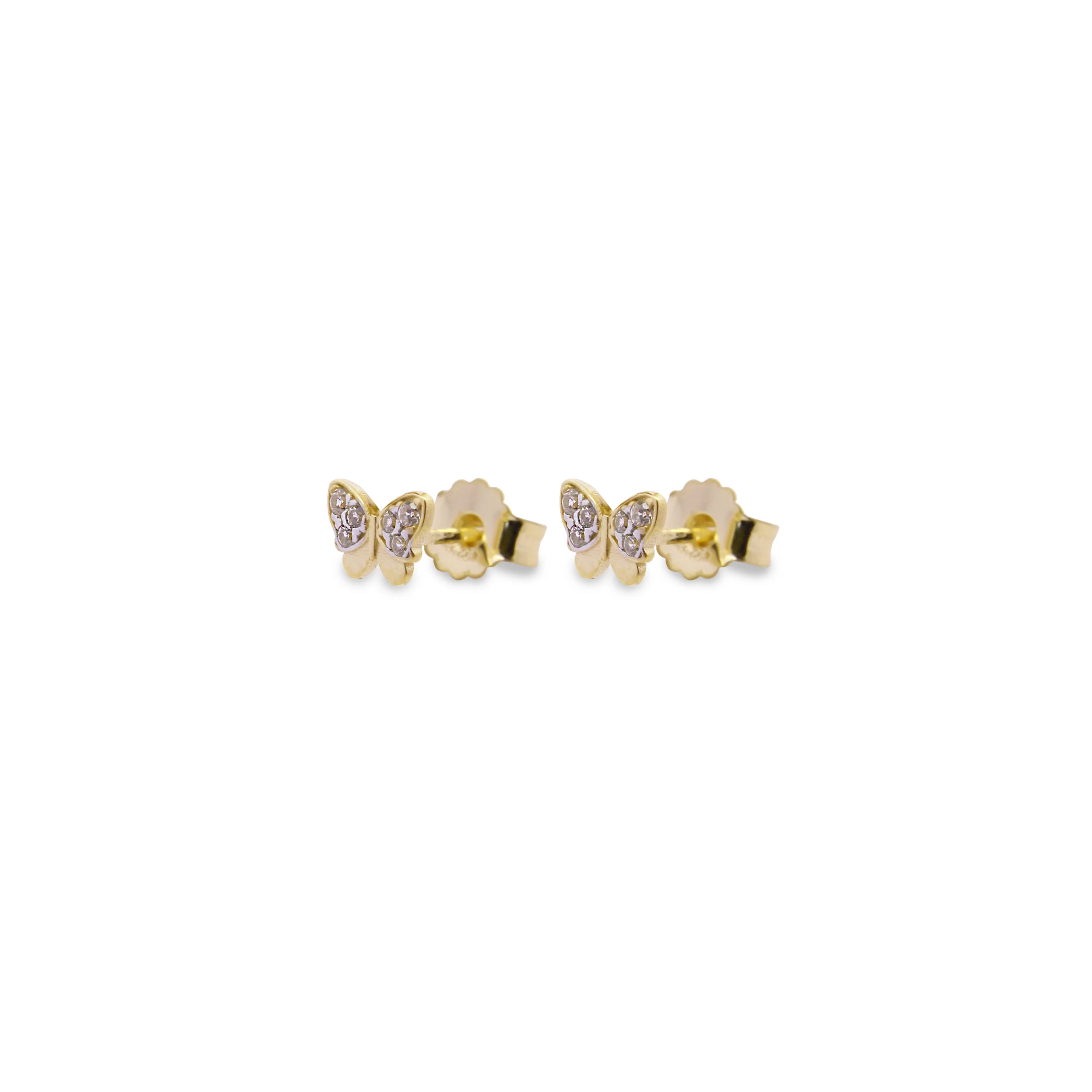 Orecchini lobo micro zirconi farfalla - Fly&Shine - Image 2